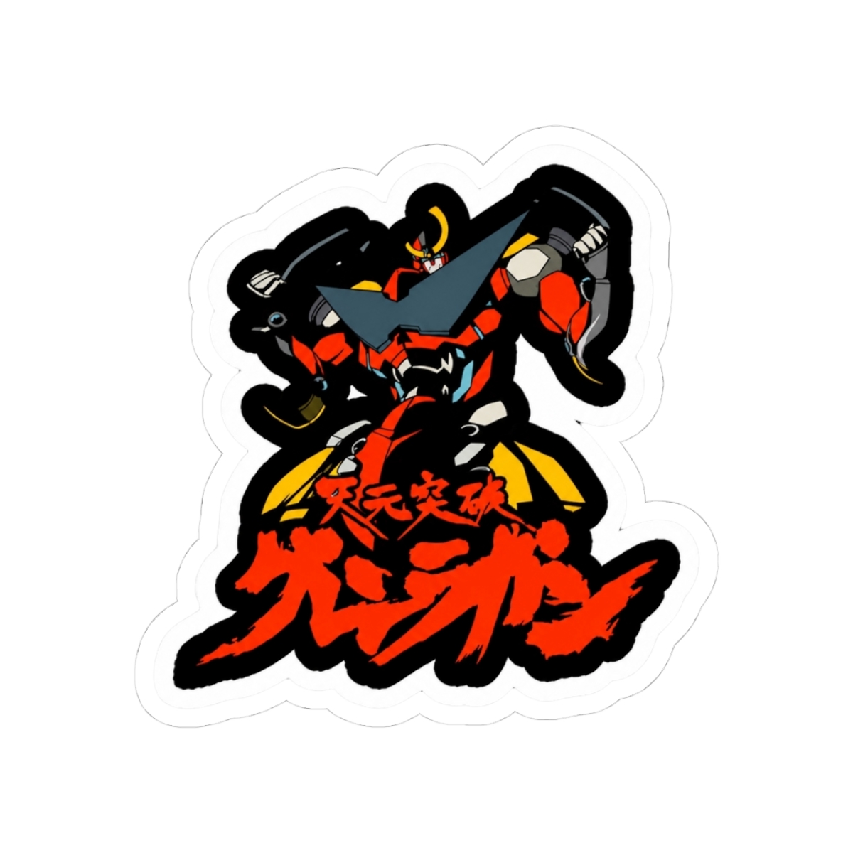 043 Gurren Robot Sticker | Gurren Lagann