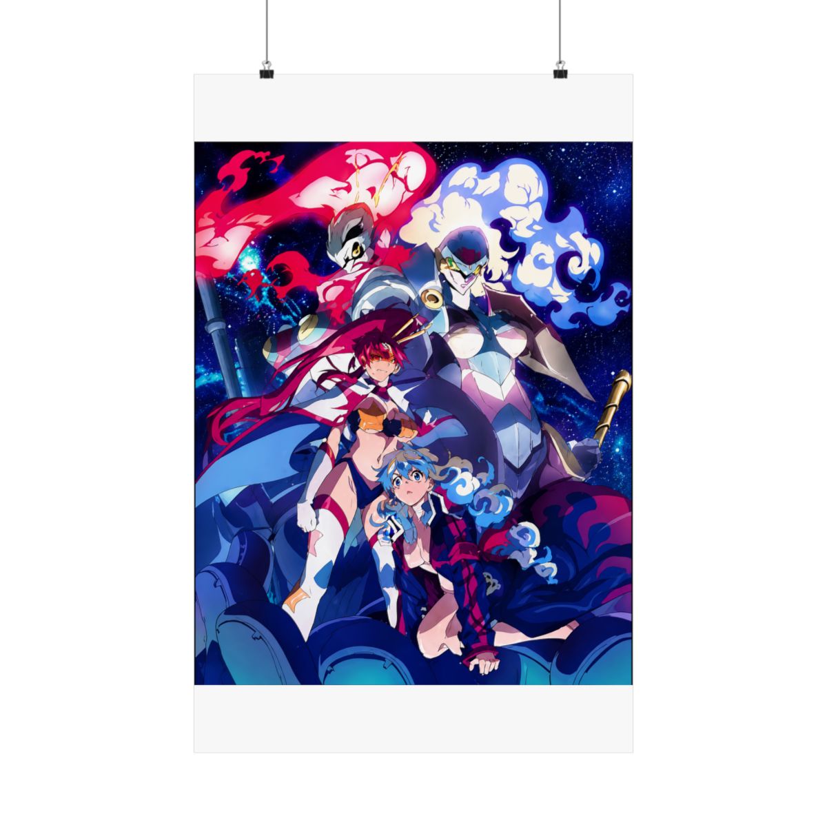 Gurren Lagann Anime Fabric Wall Scroll (32"x 42") Inches - alternate angle 1, merchandise