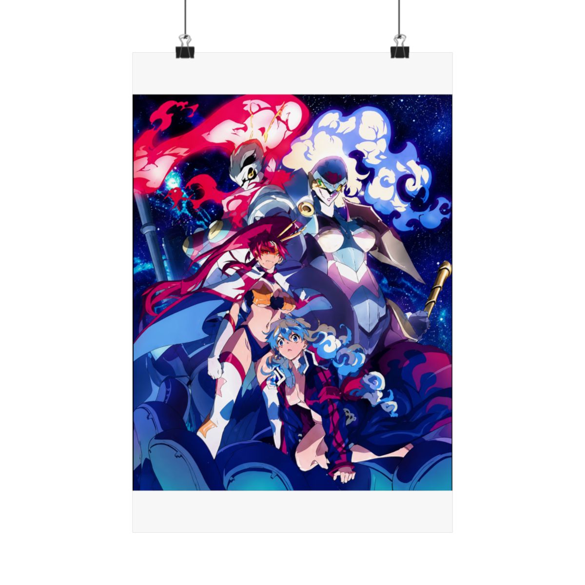Gurren Lagann Anime Fabric Wall Scroll (32"x 42") Inches - alternate angle 5, merchandise