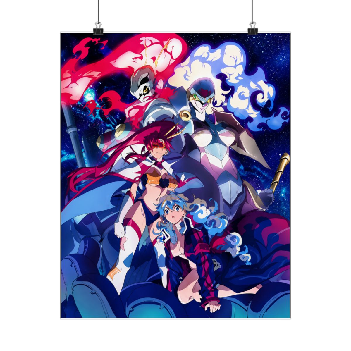 Gurren Lagann Anime Fabric Wall Scroll (32"x 42") Inches - alternate angle 4, merchandise