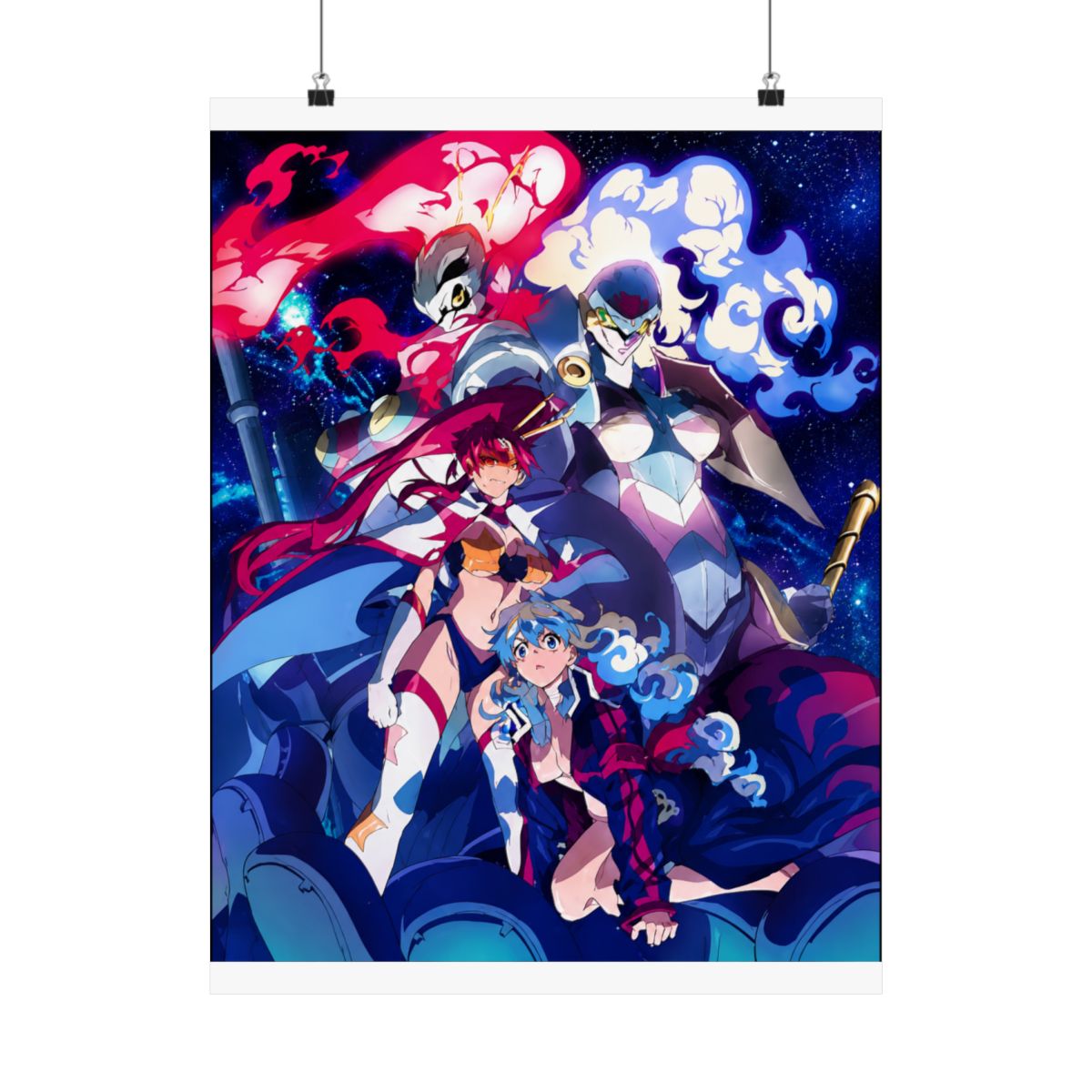 Gurren Lagann Anime Fabric Wall Scroll (32"x 42") Inches - alternate angle 3, merchandise