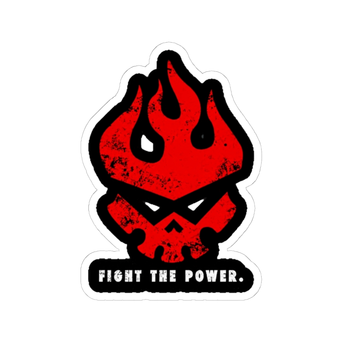 gurren lagann - Fight the power! Sticker - alternate angle 1, merchandise