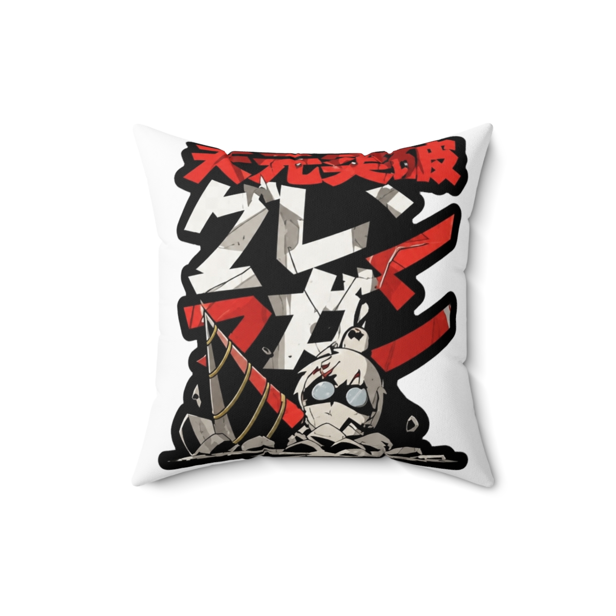 Gurren Lagann Anime Throw Pillow - alternate angle 4, merchandise